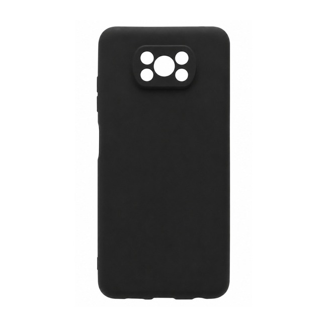 θήκη σιλικόνης (Soft) για Xiaomi Poco X3 - μαύρη