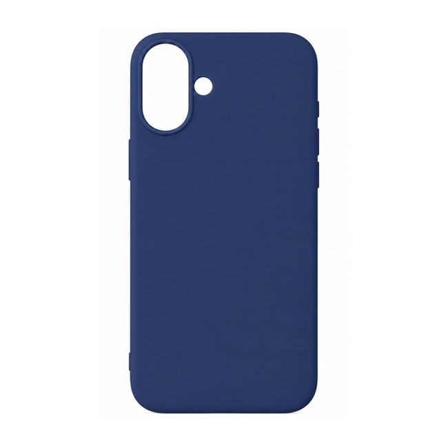 θήκη σιλικόνης (Soft) για Apple iPhone 16 - μπλε