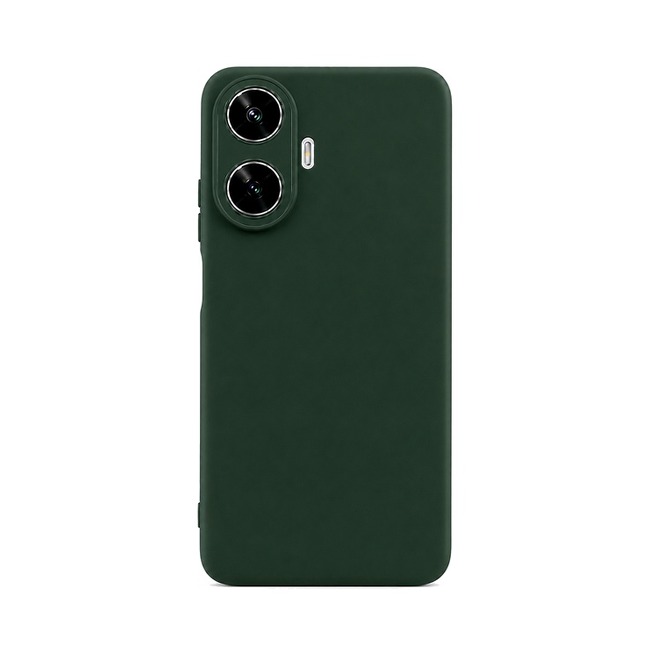 θήκη σιλικόνης (Soft) για Realme C55 - σκούρο πράσινο