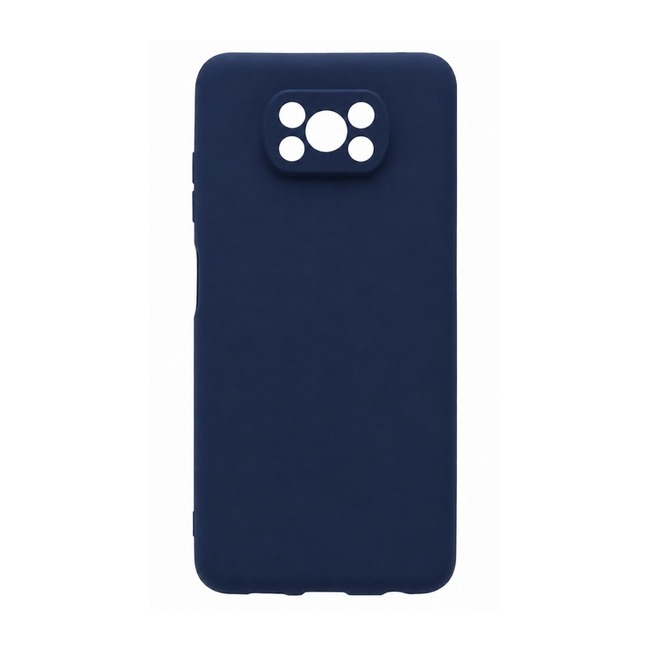 θήκη σιλικόνης (Soft) για Xiaomi Poco X3 Pro - μπλε ναυτικό