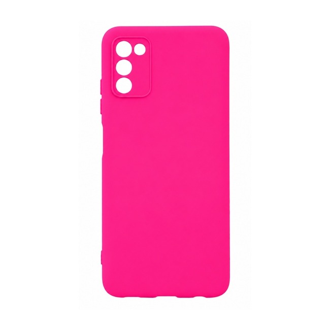 θήκη σιλικόνης (Soft) για Samsung Galaxy A02s - φούξια