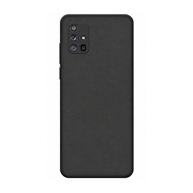 θήκη σιλικόνης (Soft) για Samsung Galaxy A71 - μαύρη