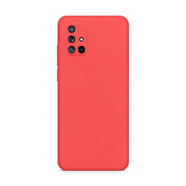 θήκη σιλικόνης (Soft) για Samsung Galaxy A71 - κόκκινη