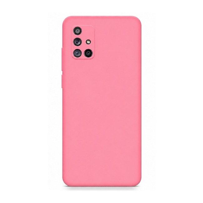 θήκη σιλικόνης (Soft) για Samsung Galaxy A71 - ροζ