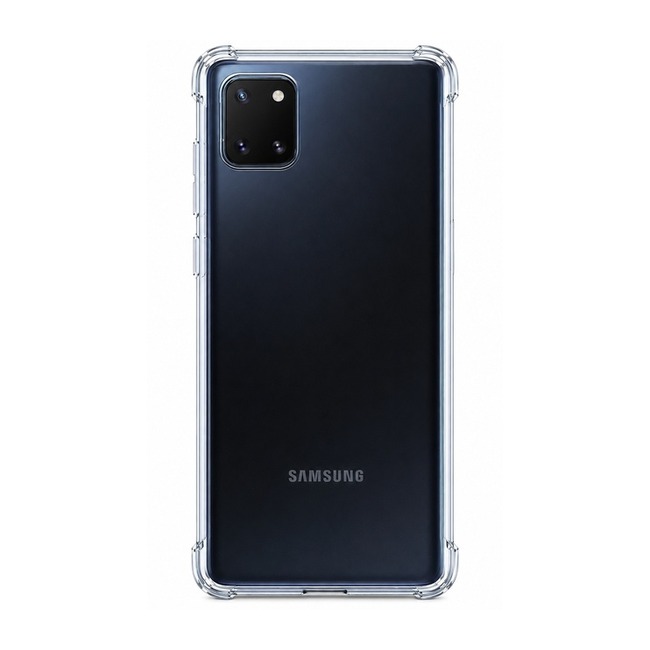 Διάφανη θήκη σιλικόνης για Samsung Galaxy Note 10 Lite - διάφανη