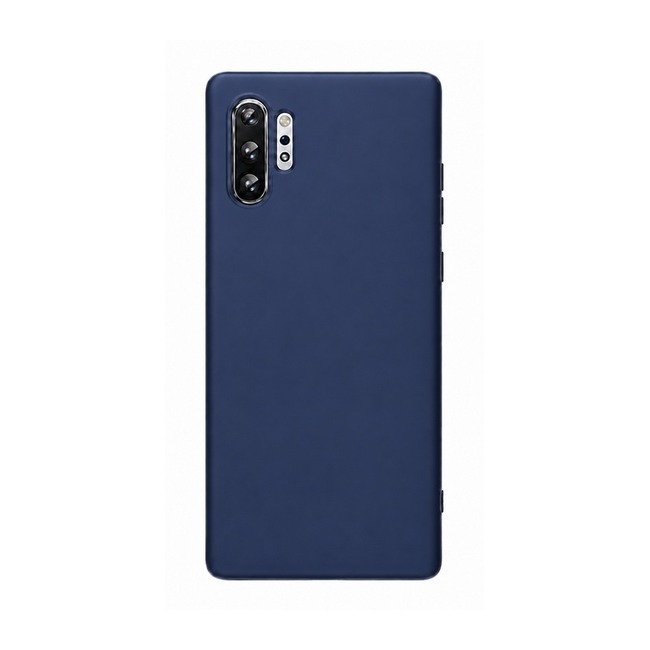 θήκη σιλικόνης (Soft) για Samsung Galaxy Note 10 Plus - μπλε ναυτικό