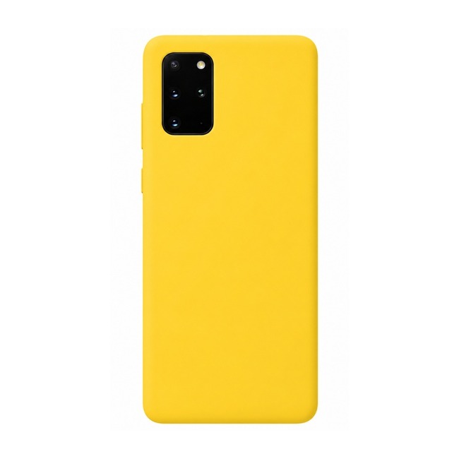 θήκη σιλικόνης (Soft) για Samsung Galaxy S20 Plus - κίτρινη