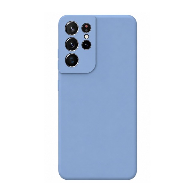 θήκη σιλικόνης (Soft) για Samsung Galaxy S21 Ultra - γαλάζια