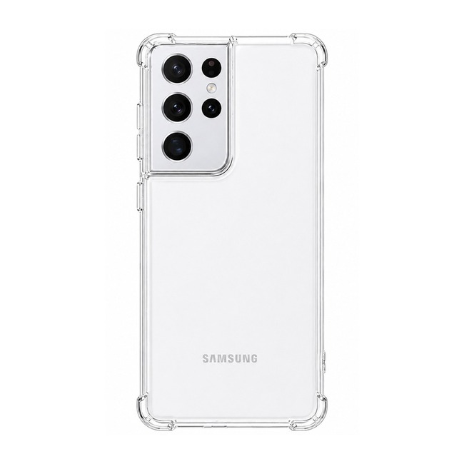 Διάφανη θήκη σιλικόνης για Samsung Galaxy S22 Ultra - διάφανη