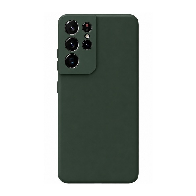 θήκη σιλικόνης (Soft) για Samsung Galaxy S22 Ultra - σκούρο πράσινο