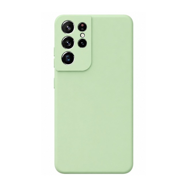 θήκη σιλικόνης (Soft) για Samsung Galaxy S22 Ultra - φιστικί