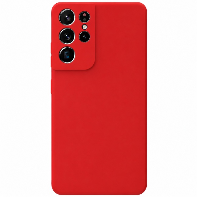 θήκη σιλικόνης (Soft) για Samsung Galaxy S22 Ultra - κόκκινη
