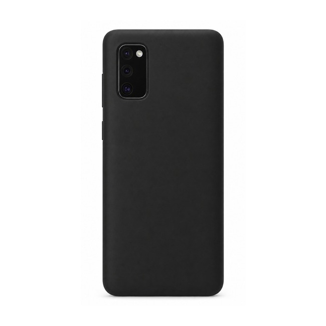 Θήκη σιλικόνης για Samsung Galaxy A41 - μαύρη