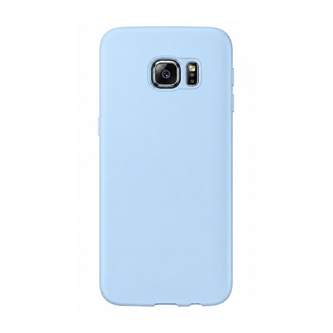 Θήκη σιλικόνης για Samsung Galaxy S6 Edge - γαλάζια