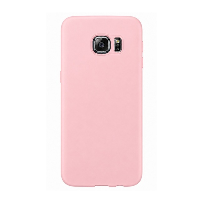 Θήκη σιλικόνης για Samsung Galaxy S6 Edge - ροζ