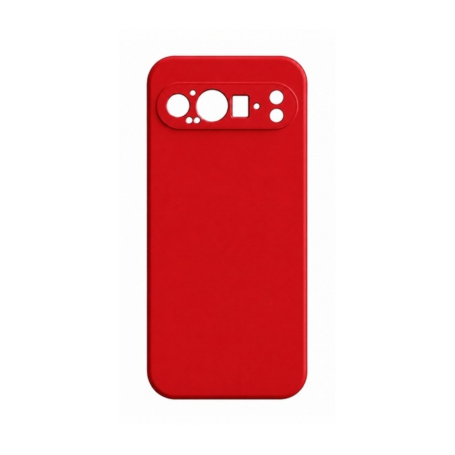 θήκη σιλικόνης (Soft) για Google Pixel 9 Pro - κόκκινη