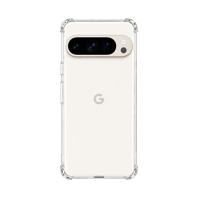 Διάφανη θήκη σιλικόνης για Google Pixel 9 Pro - διάφανη
