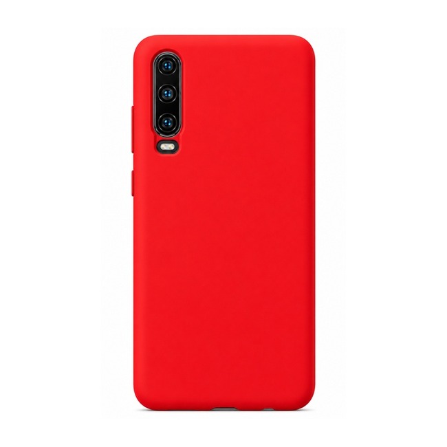 Θήκη σιλικόνης για Huawei P30 - κόκκινη