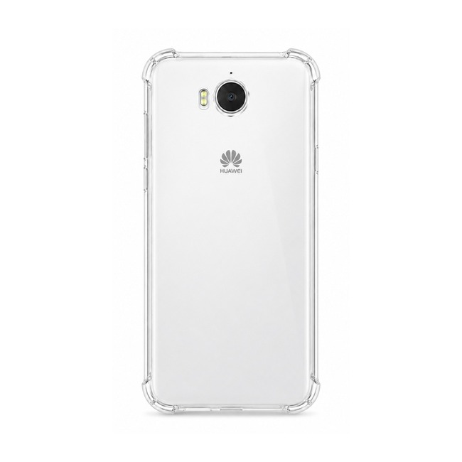 Διάφανη θήκη σιλικόνης για Huawei Y6 2017 - διάφανη