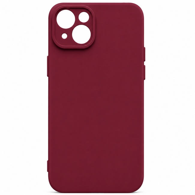 θήκη σιλικόνης (Soft) για Apple iPhone 14 Plus - μπορντό