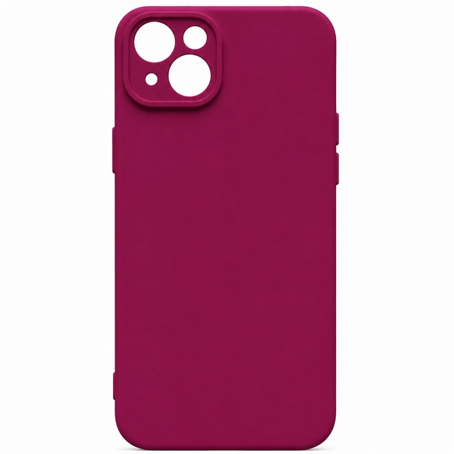 θήκη σιλικόνης (Soft) για Apple iPhone 14 Plus - σκούρο ματζέντα
