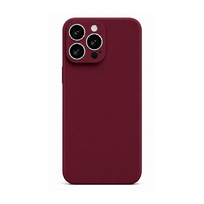 θήκη σιλικόνης (Soft) για Apple iPhone 13 Pro - μπορντό