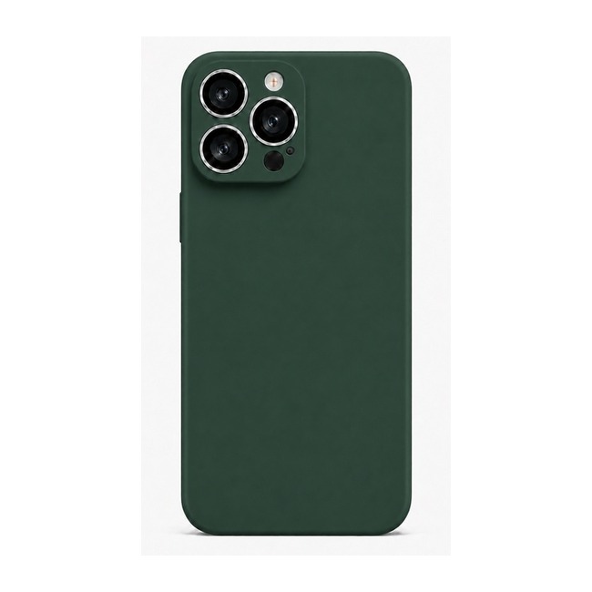 θήκη σιλικόνης (Soft) για Apple iPhone 16 Pro - σκούρο πράσινο
