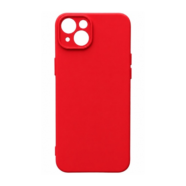 θήκη σιλικόνης (Soft) για Apple iPhone 15 - κόκκινη