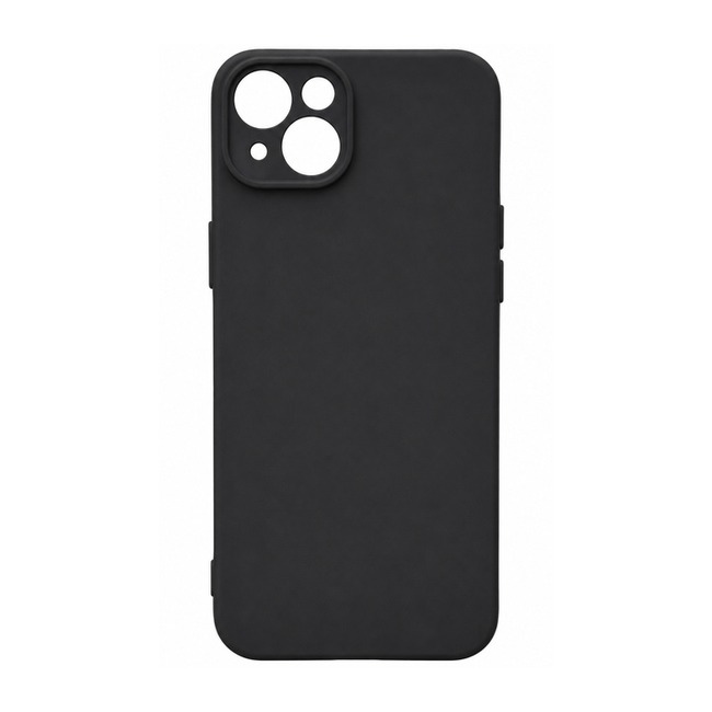 θήκη σιλικόνης (Soft) για Apple iPhone 15 - μαύρη