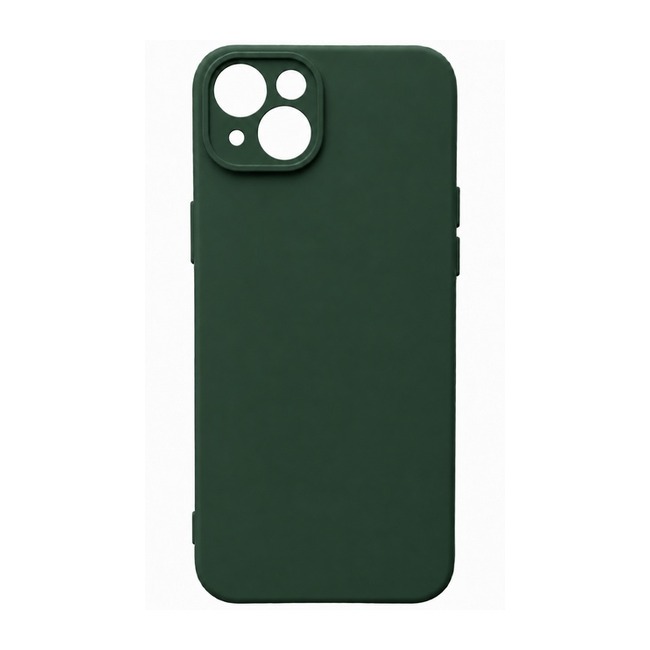 θήκη σιλικόνης (Soft) για Apple iPhone 15 Plus - σκούρο πράσινο