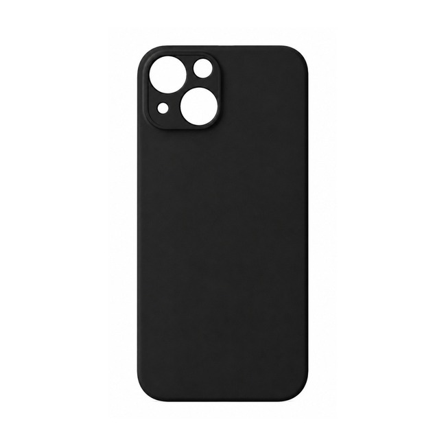 θήκη σιλικόνης (Soft) για Apple iPhone 15 Plus - μαύρη