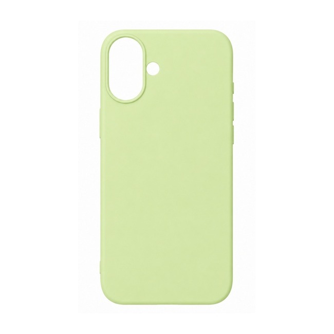 θήκη σιλικόνης (Soft) για Apple iPhone 16 - φιστικί