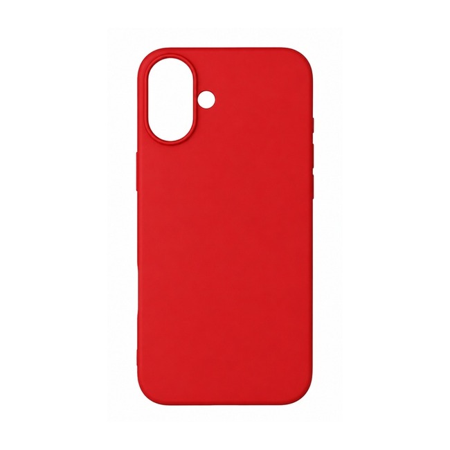 θήκη σιλικόνης (Soft) για Apple iPhone 17 - κόκκινη