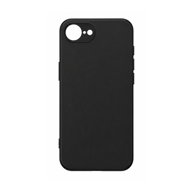 θήκη σιλικόνης (Soft) για Apple iPhone 16e - μαύρη