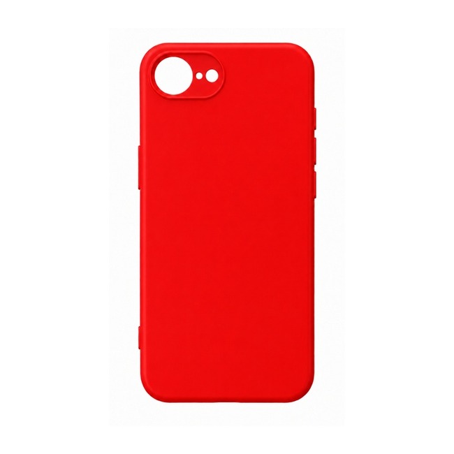 θήκη σιλικόνης (Soft) για Apple iPhone 16e - κόκκινη