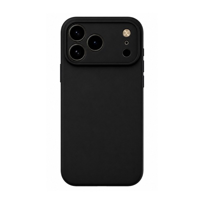 θήκη σιλικόνης (Soft) για Apple iPhone 17 Pro Max - μαύρη