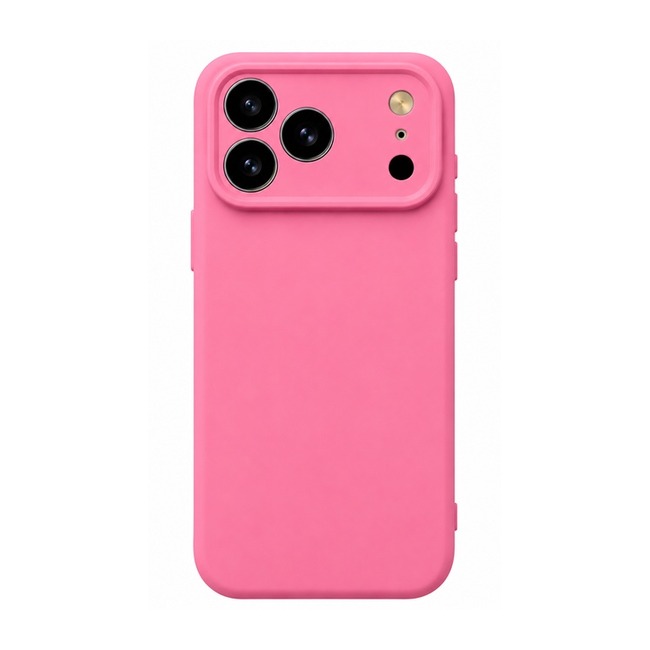 θήκη σιλικόνης (Soft) για Apple iPhone 17 Pro - ροζ