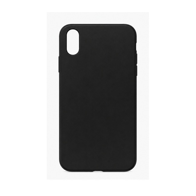 θήκη σιλικόνης (Soft) για Apple iPhone XS Max - μαύρη