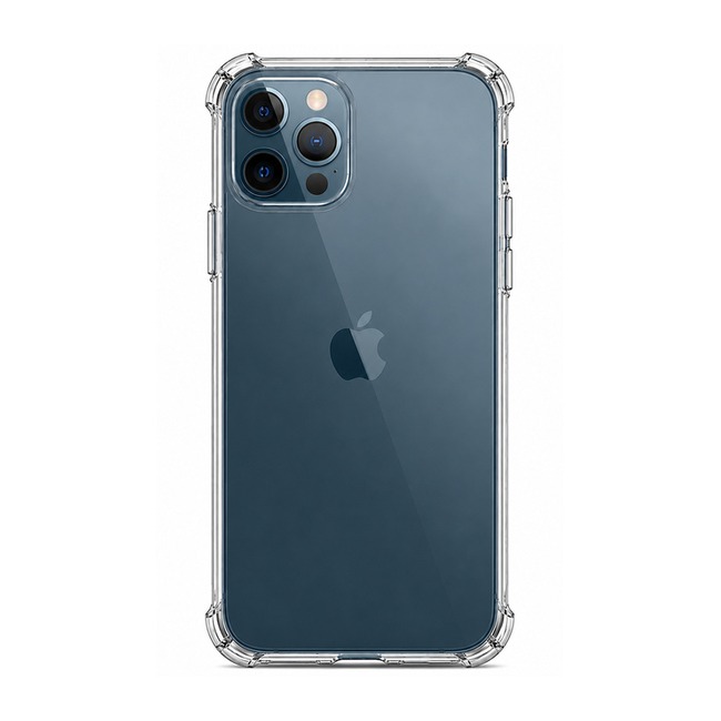 Διάφανη θήκη σιλικόνης για Apple iPhone 12 Pro Max - διάφανη