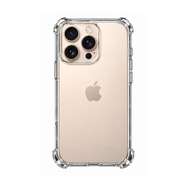 Διάφανη θήκη σιλικόνης για Apple iPhone 16 Pro Max - διάφανη