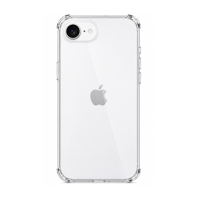 Διάφανη θήκη σιλικόνης για Apple iPhone 16e - διάφανη