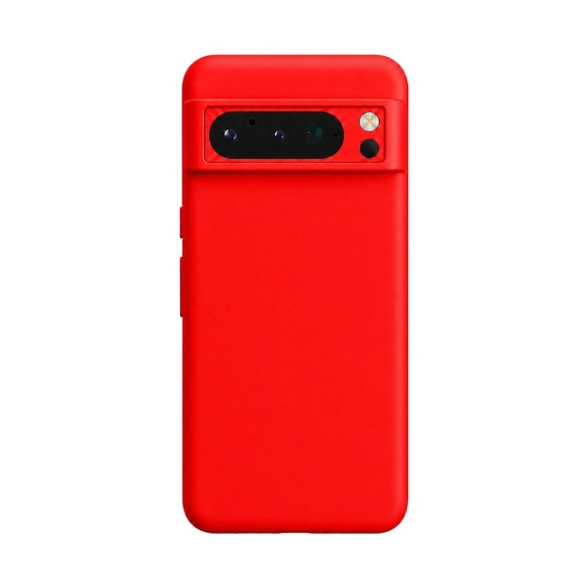 θήκη σιλικόνης (Soft) για Google Pixel 8 Pro - κόκκινη