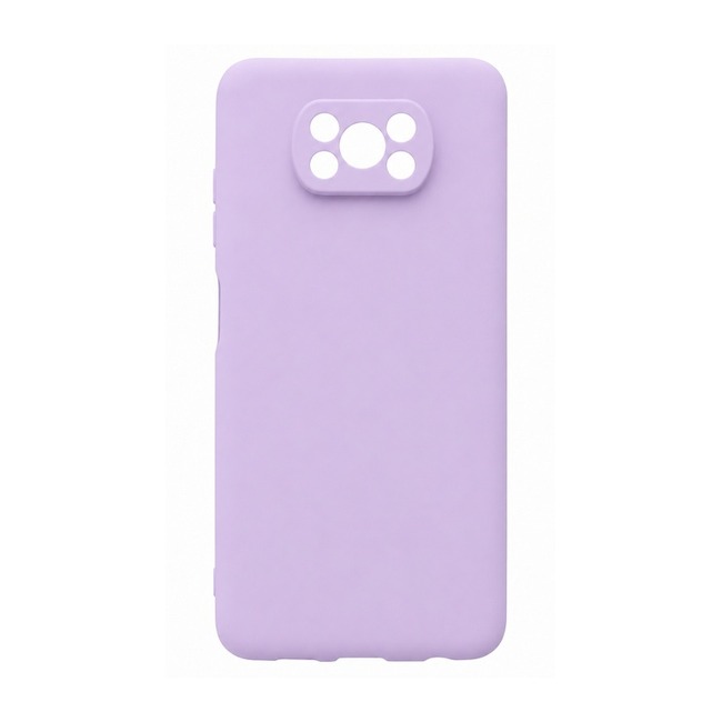 θήκη σιλικόνης (Soft) για Xiaomi Poco X3 Pro - λιλά