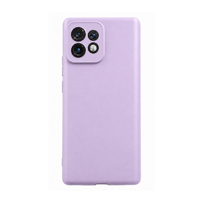 θήκη σιλικόνης (Soft) για Motorola Moto Edge 40 Pro - λιλά