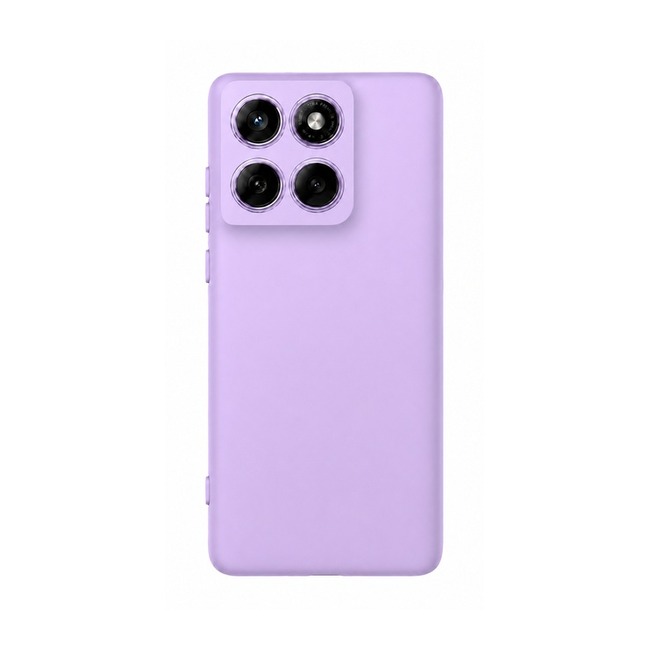 θήκη σιλικόνης (Soft) για Motorola Moto Edge 60 Fusion - λιλά