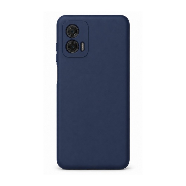 θήκη σιλικόνης (Soft) για Motorola Moto G73 - μπλε ναυτικό