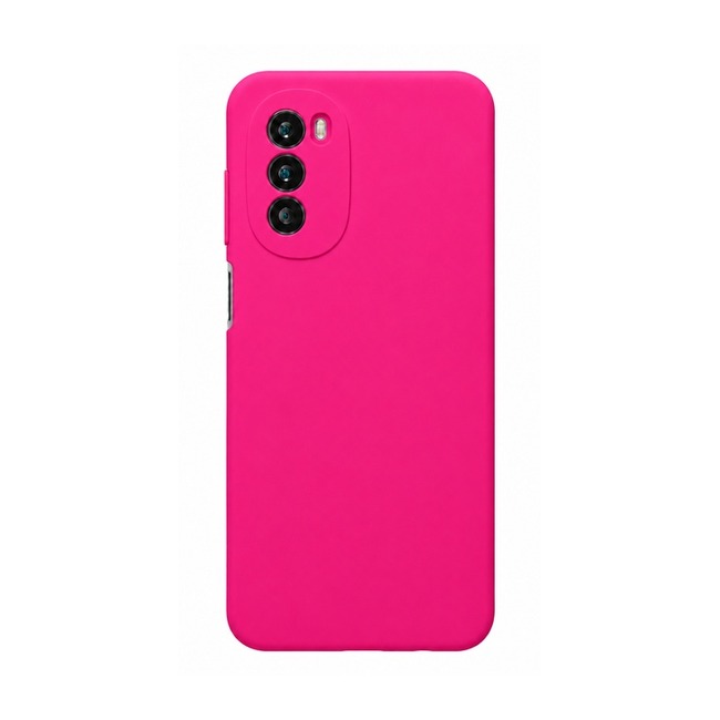 θήκη σιλικόνης (Soft) για Motorola Moto G82 5G - φούξια