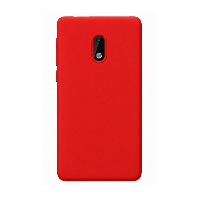 Θήκη σιλικόνης για Nokia 3.1 - κόκκινη