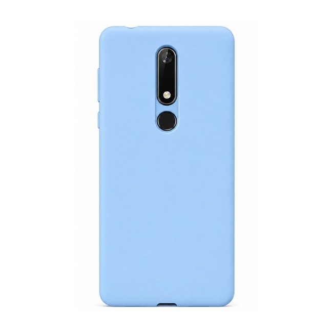 Θήκη σιλικόνης για Nokia 5.1 - γαλάζια