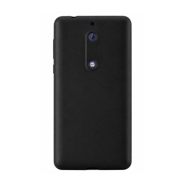 Θήκη σιλικόνης για Nokia 5 - μαύρη